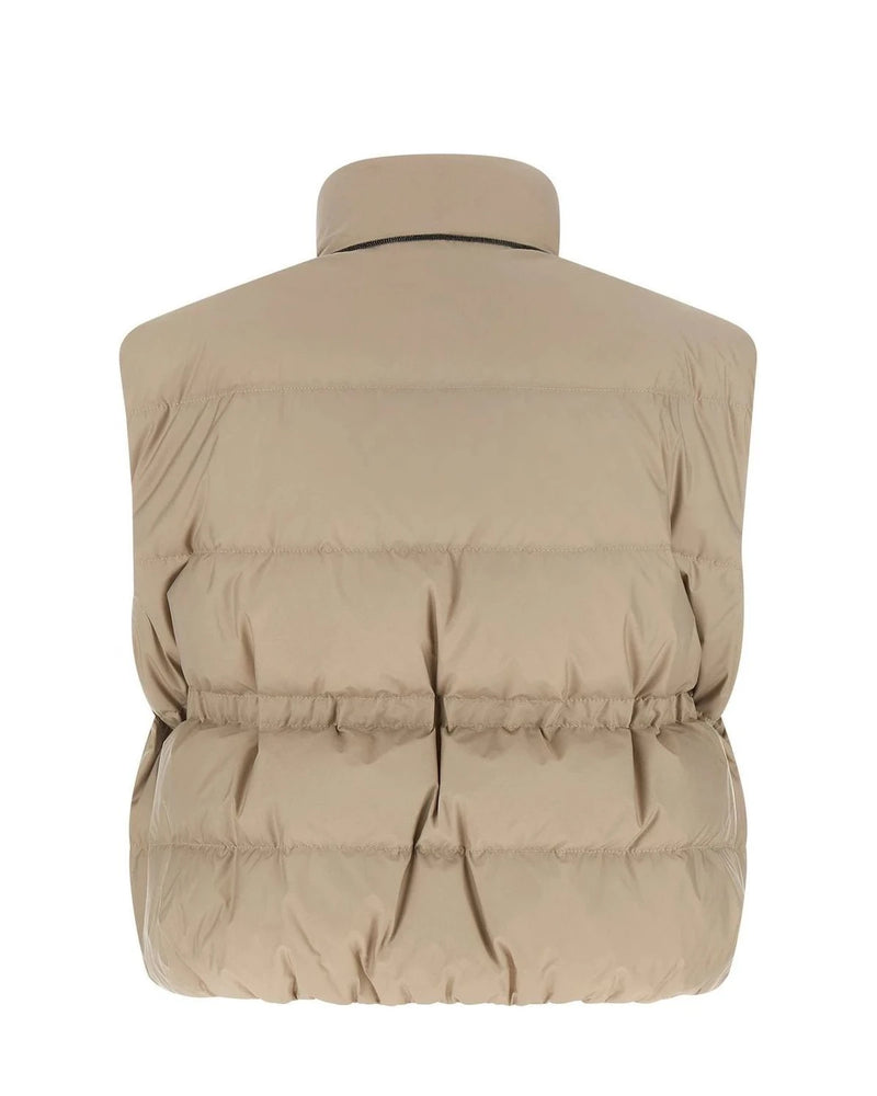 Brunello Cucinelli Vest in gray, Polyester — view 2