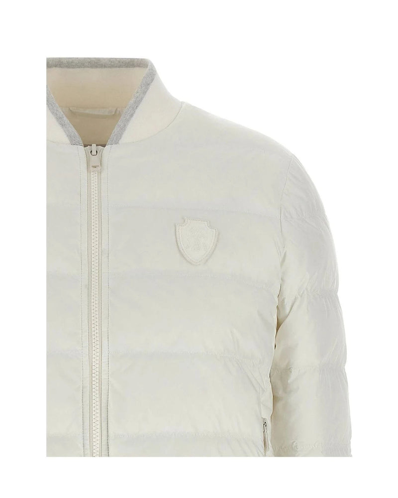 Brunello Cucinelli Puffer Jacket in white, Polyester — view 3
