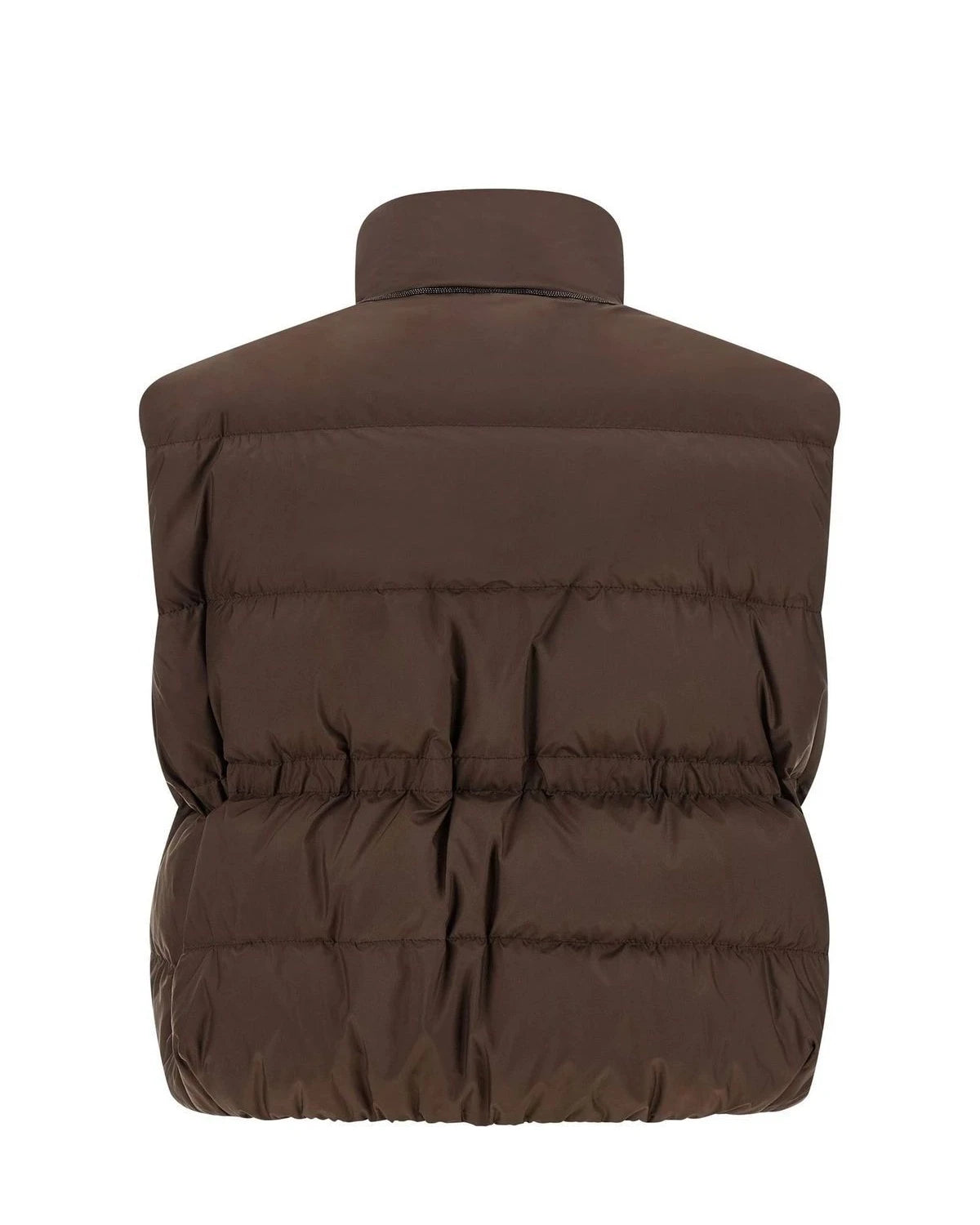 Brunello Cucinelli Vest in brown, Polyester — view 2