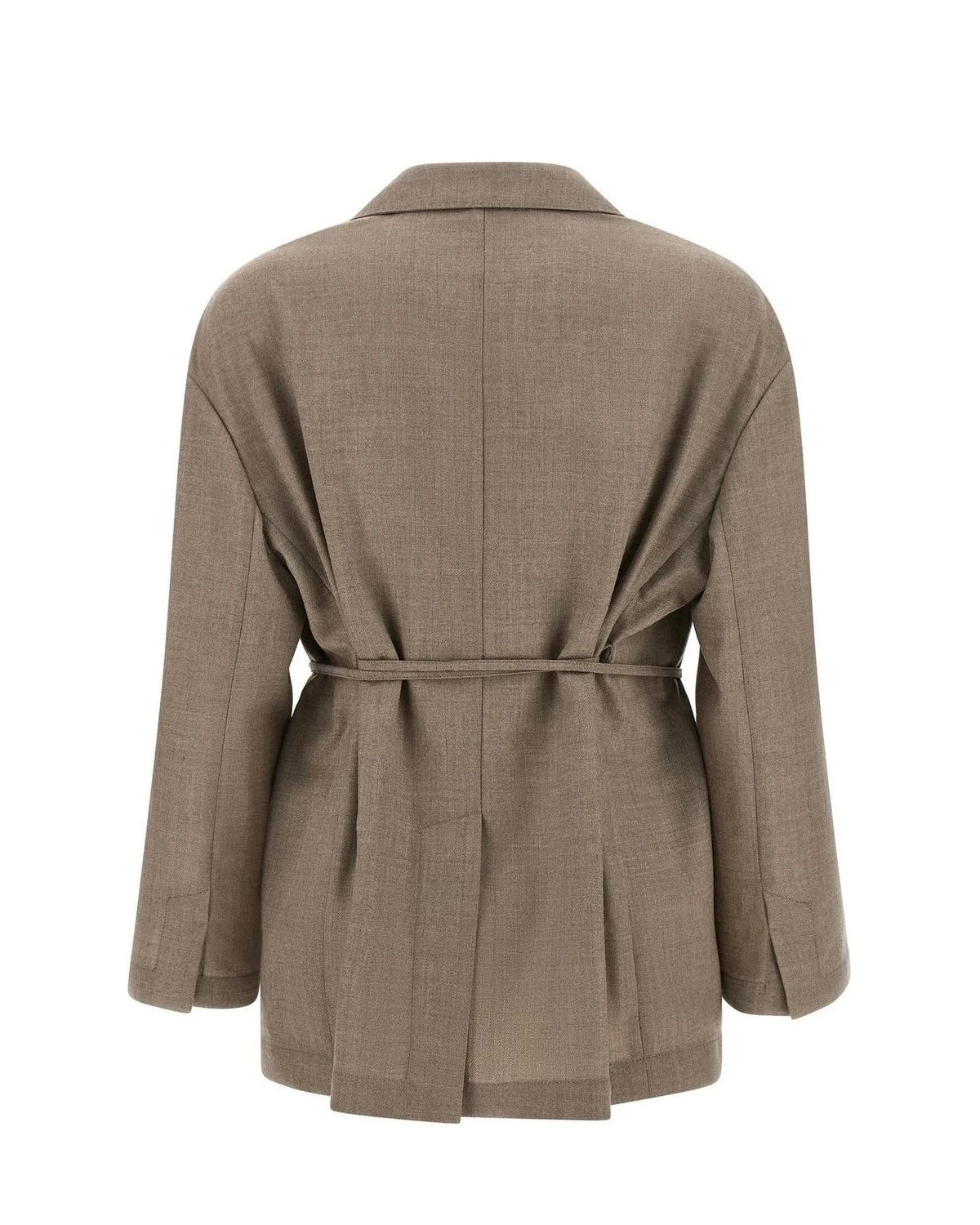 Brunello Cucinelli Blazer in beige, Virgin Wool — view 2