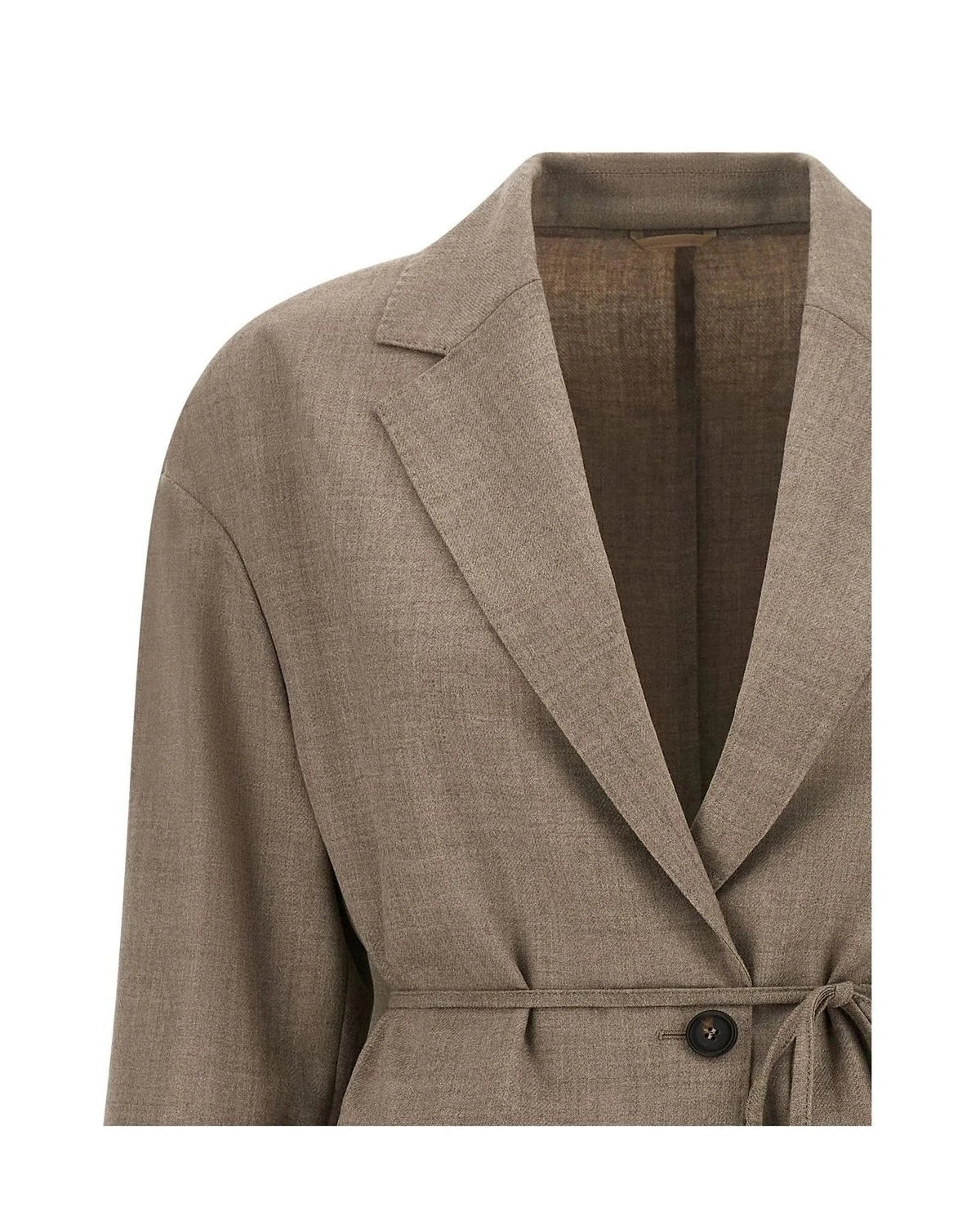 Brunello Cucinelli Blazer in beige, Virgin Wool — view 3