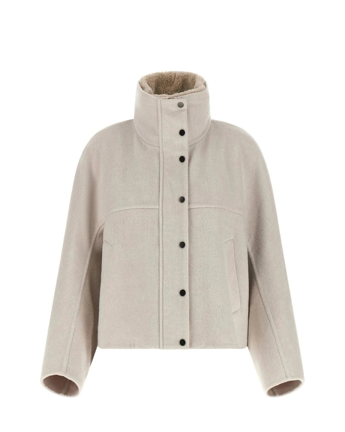 Brunello Cucinelli Overcoat in gray, Virgin Wool