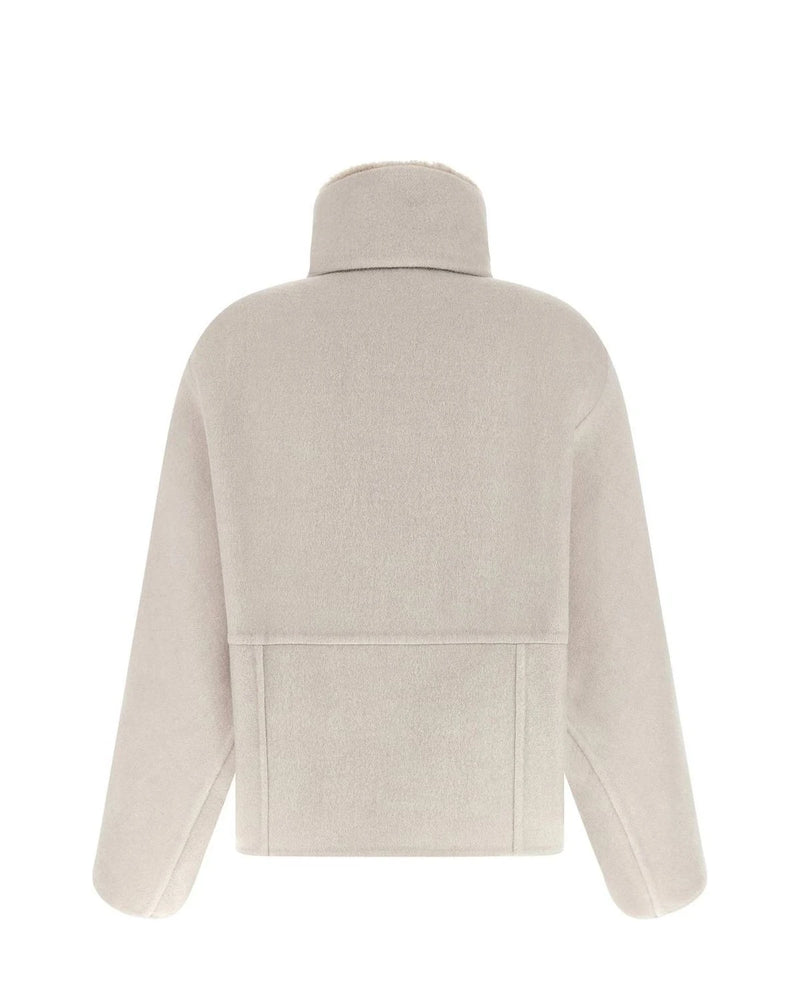 Brunello Cucinelli Overcoat in gray, Virgin Wool — view 3