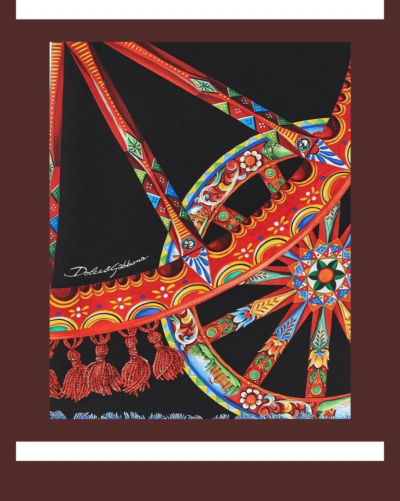 Dolce & Gabbana Scarves & Shawl in multicolor, Silk — view 3