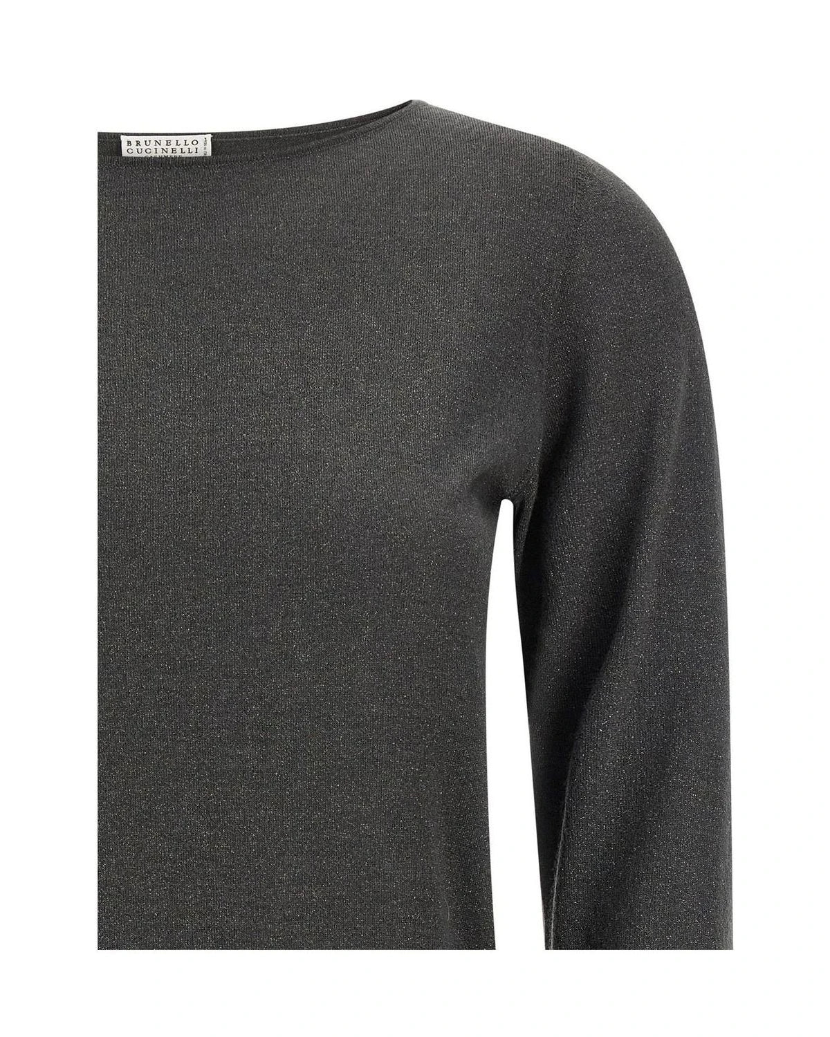 Brunello Cucinelli Sweater in gray, Cashmere — view 3