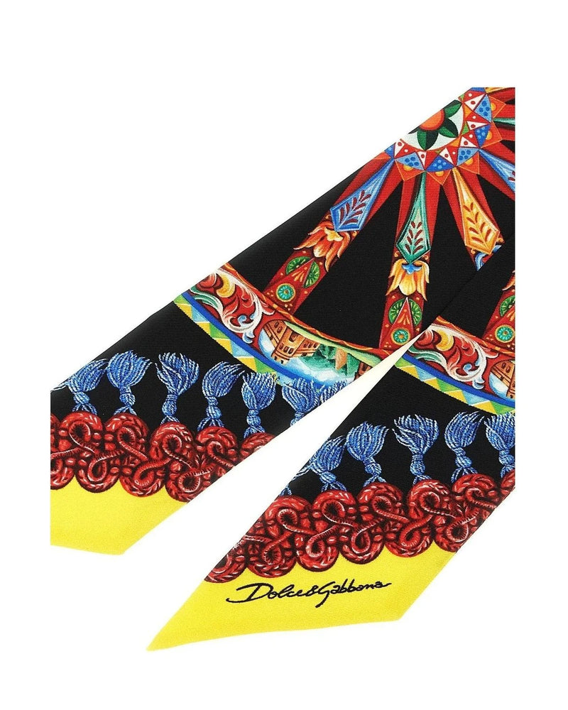 Dolce & Gabbana Scarves & Shawl in multicolor, Silk — view 3