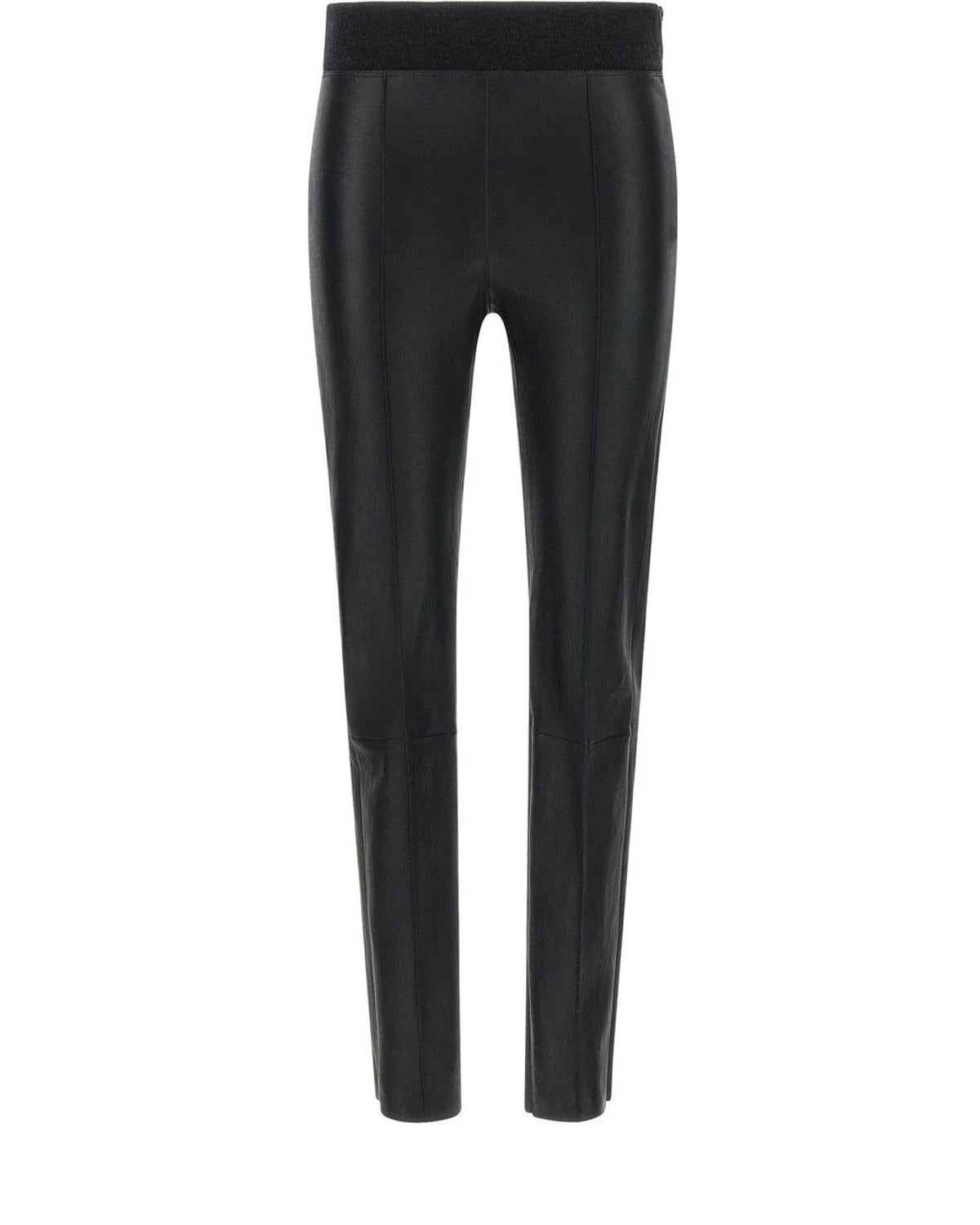 Brunello Cucinelli Legging in black, Lamb Leather