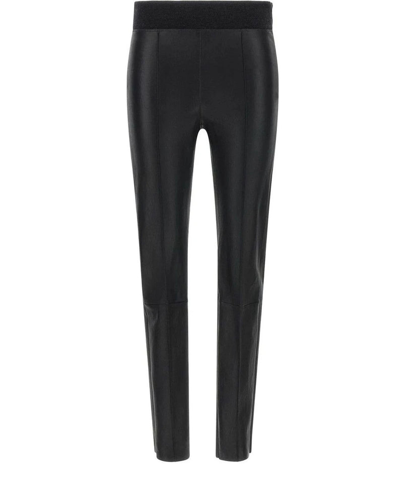 Brunello Cucinelli Legging in black, Lamb Leather