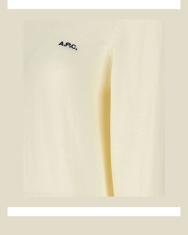 A.P.C. Sweater in beige, Cotton — view 4
