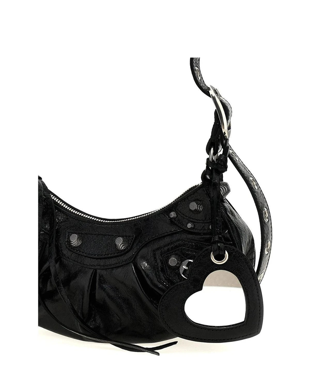 Balenciaga Cross Body Bag in black, Lamb Leather — view 3