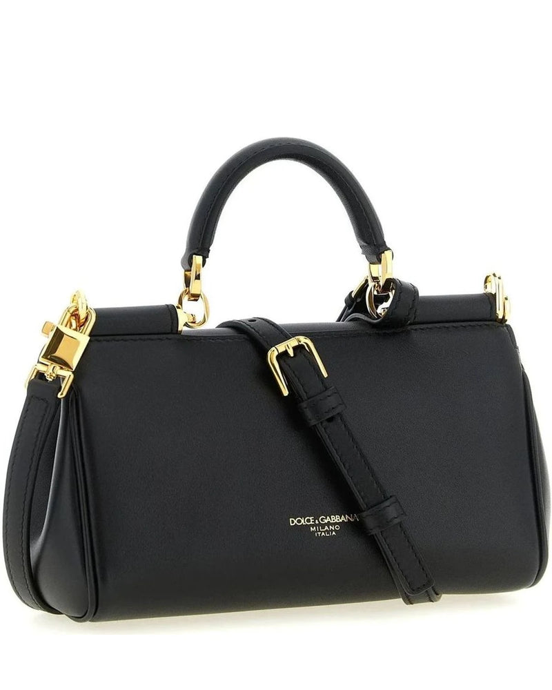 Dolce & Gabbana Satchel Bag in black, Calf Leather — view 2