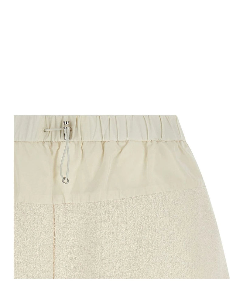 Moncler White Bermudas 