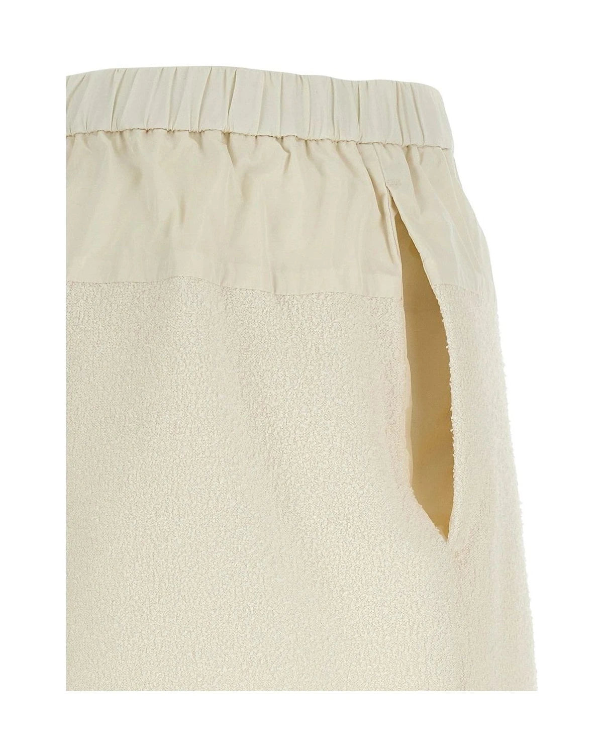 Moncler Bermuda in white, Polyester — view 4