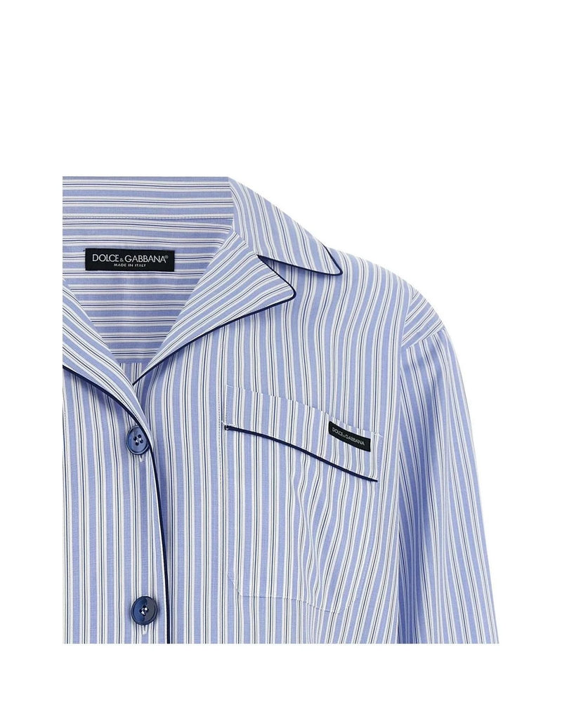 Dolce & Gabbana Dress Shirt in blue, Cotton — view 3