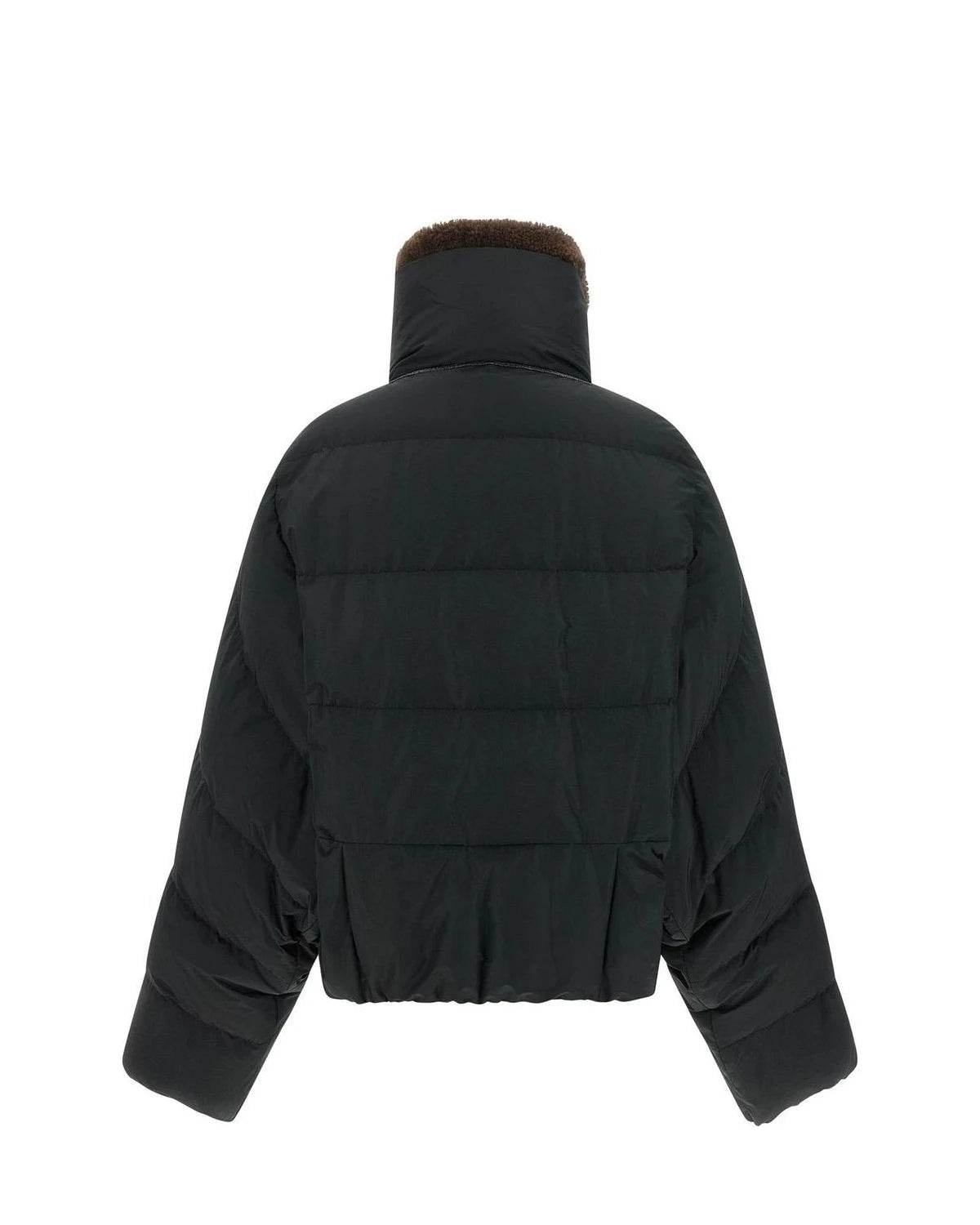 Brunello Cucinelli Puffer Jacket in black, Cotton — view 2