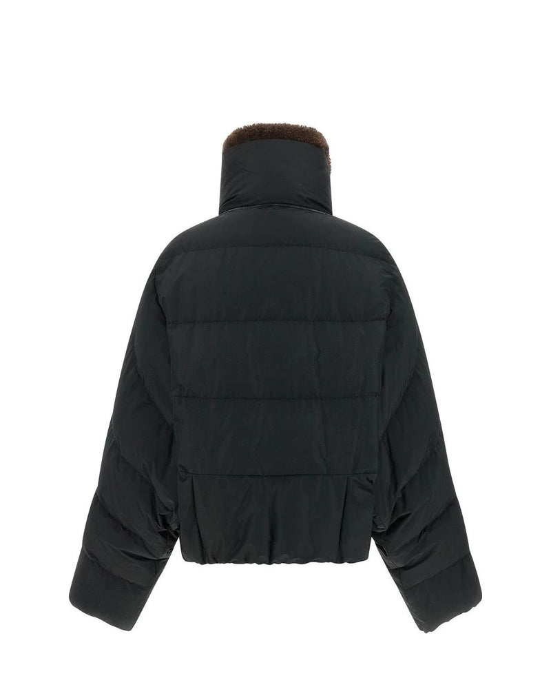 Brunello Cucinelli Puffer Jacket in black, Cotton — view 2