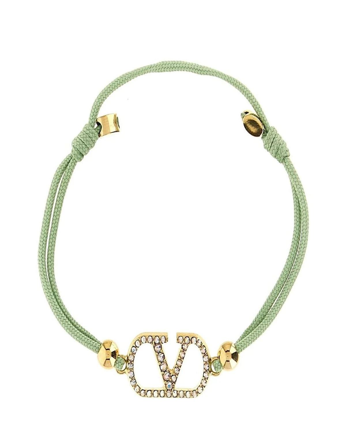 Valentino Garavani Bracelet in green, Polyester