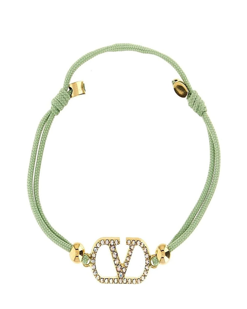 Valentino Garavani Bracelet in green, Polyester