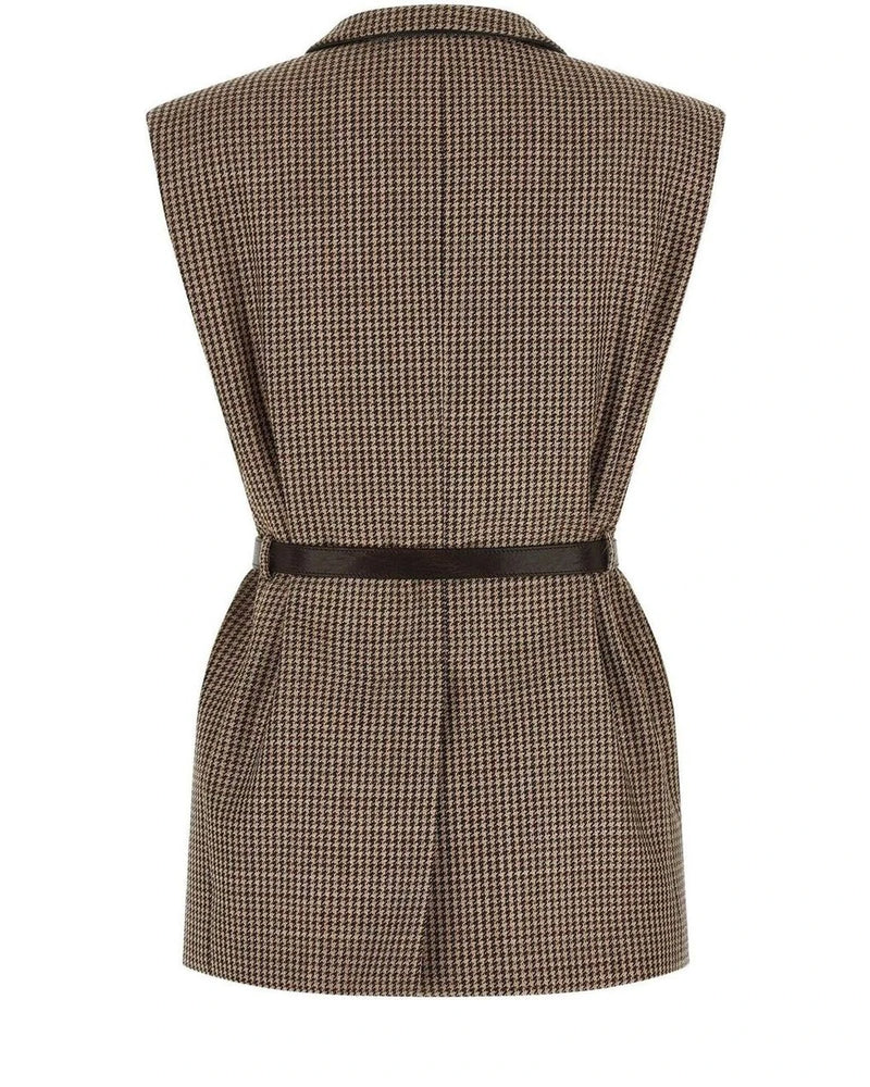 Brunello Cucinelli Bolero Jacket in beige — view 2