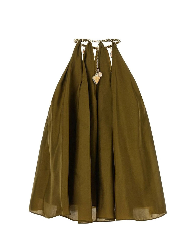 Zimmermann Blouse in green, Silk — view 2