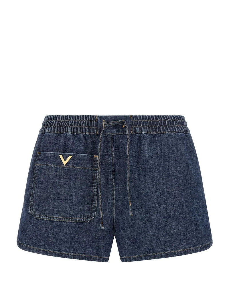 Valentino Garavani Denim Short in blue, Cotton