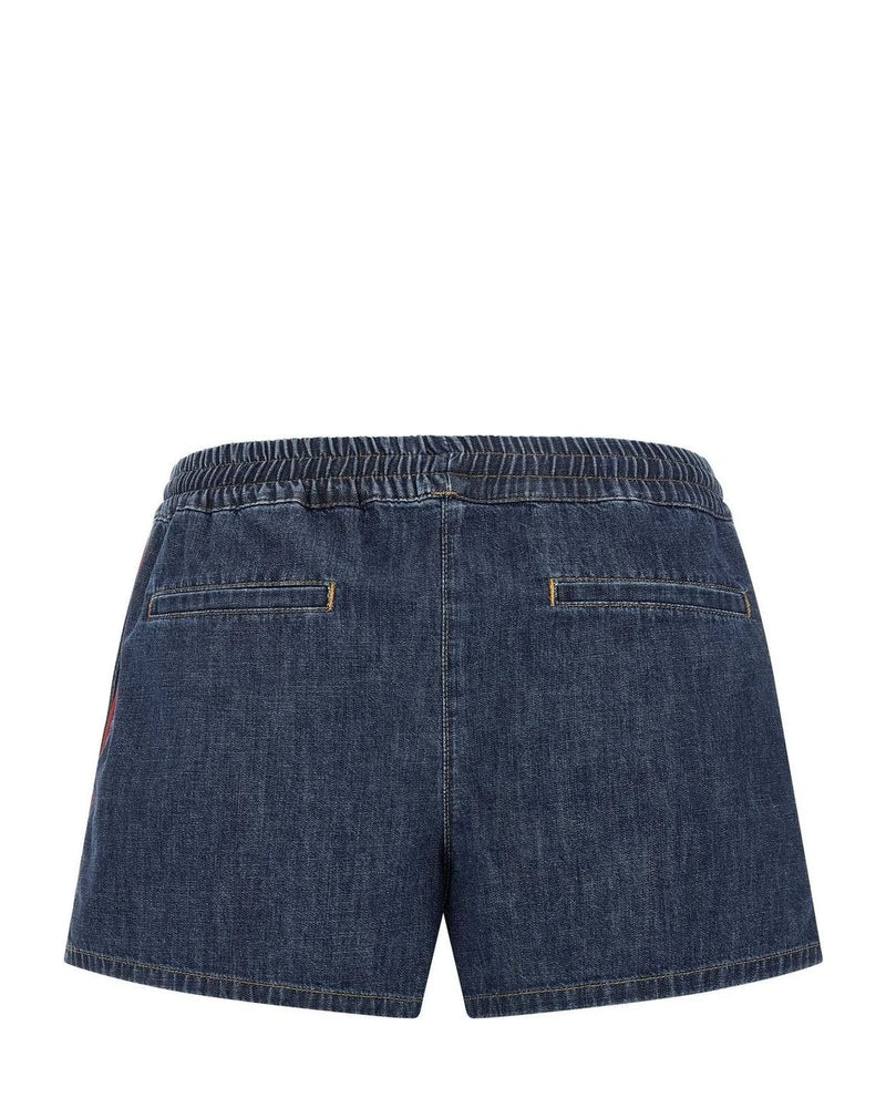 Valentino Garavani Denim Short in blue, Cotton — view 2
