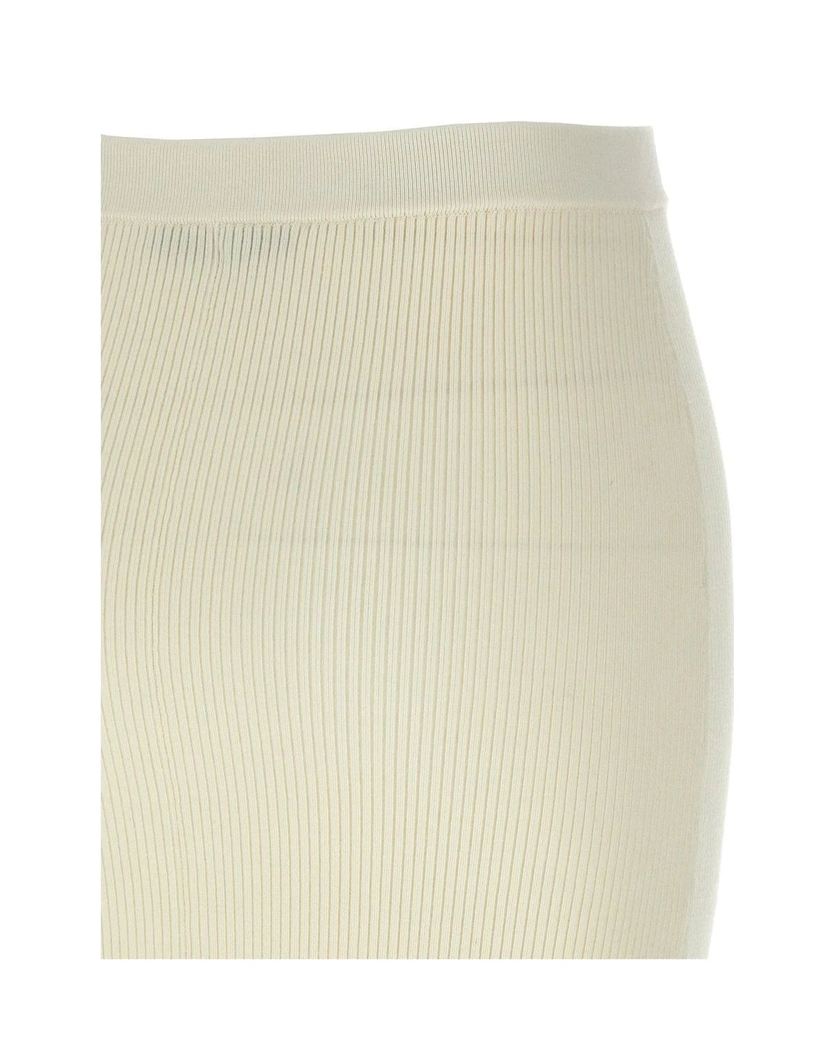 Alessandra Rich Skirt in white, Wool — view 4