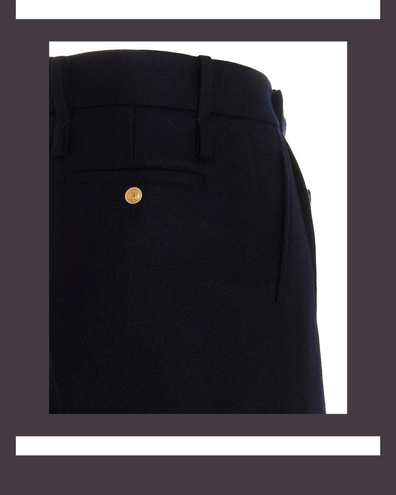 Gucci Trouser in blue, Cashmere — view 4