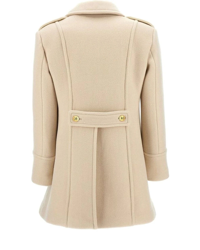 Tom Ford Pea Coat in white, Wool — view 2