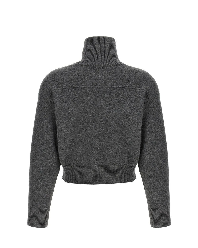 Brunello Cucinelli Cardigan in gray, Wool — view 2
