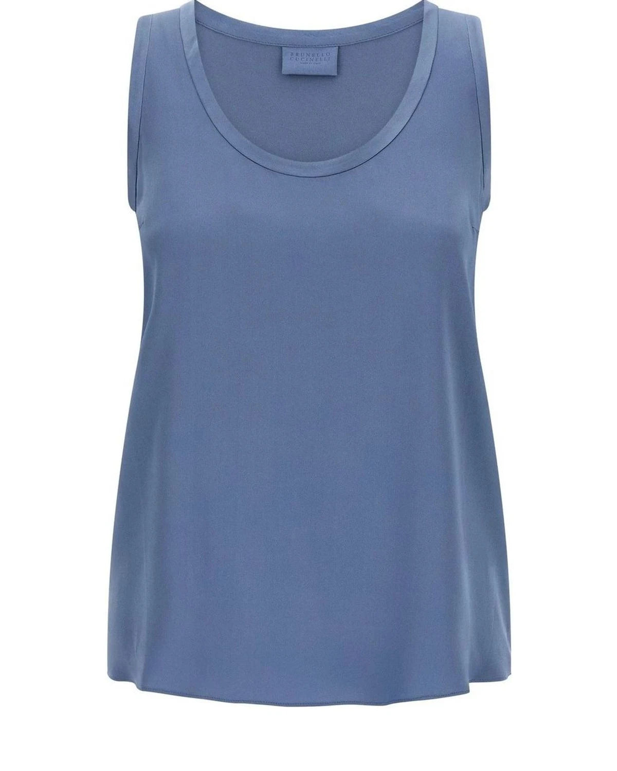 Brunello Cucinelli Blouse in blue, Silk