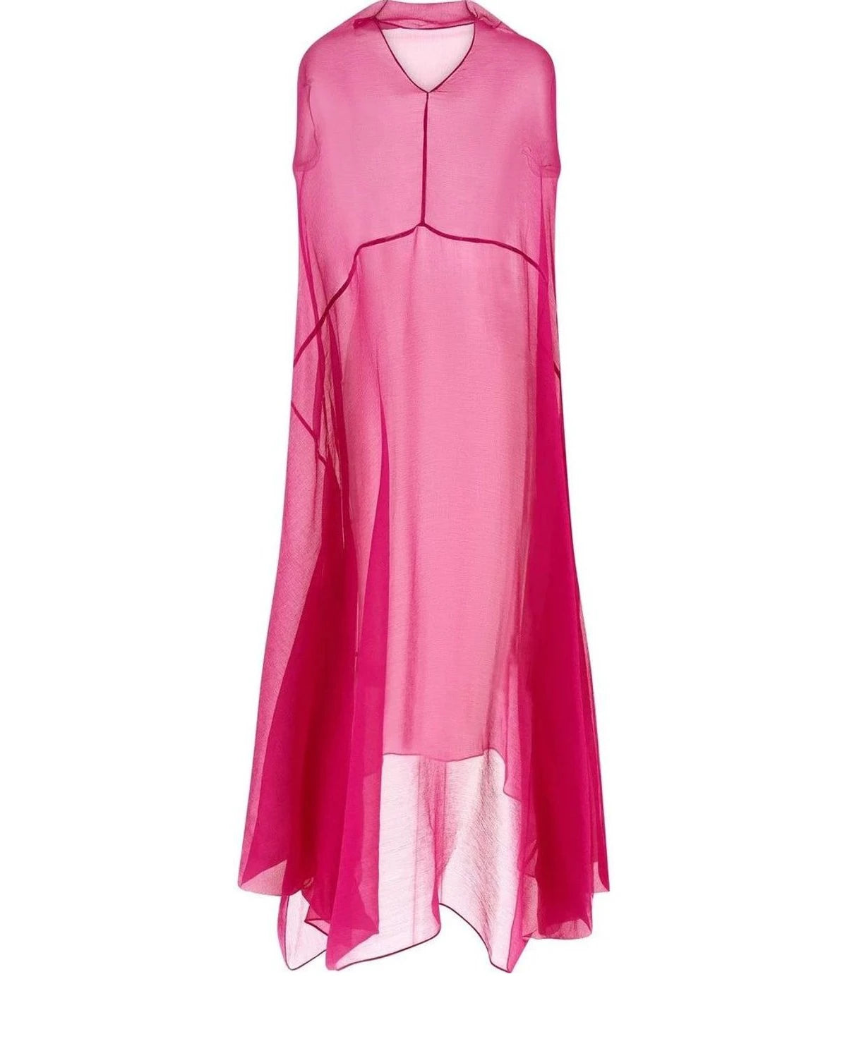 Dries Van Noten Dresse in pink, Silk — view 2