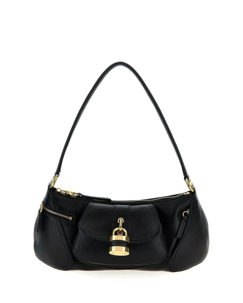 Chloé Shoulder Bag in black, Calfskin Leather