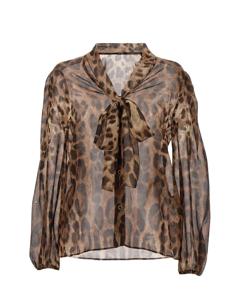 Dolce & Gabbana Blouse in multicolor, Silk