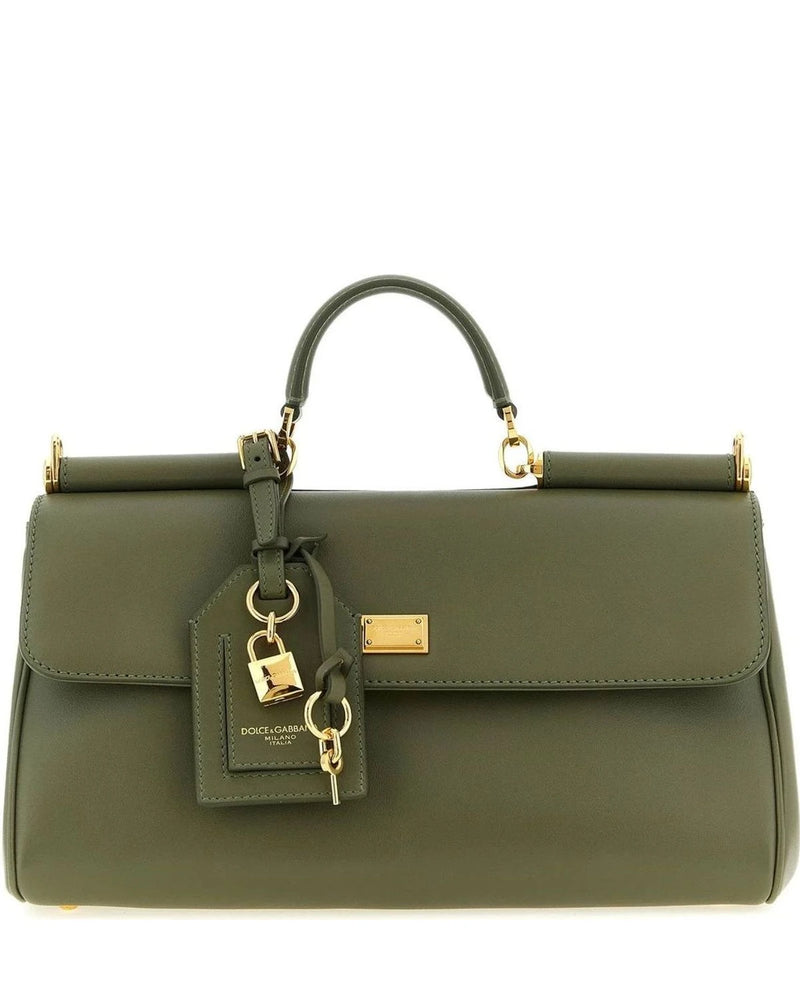 Dolce & Gabbana Satchel Bag in green, Calf Leather