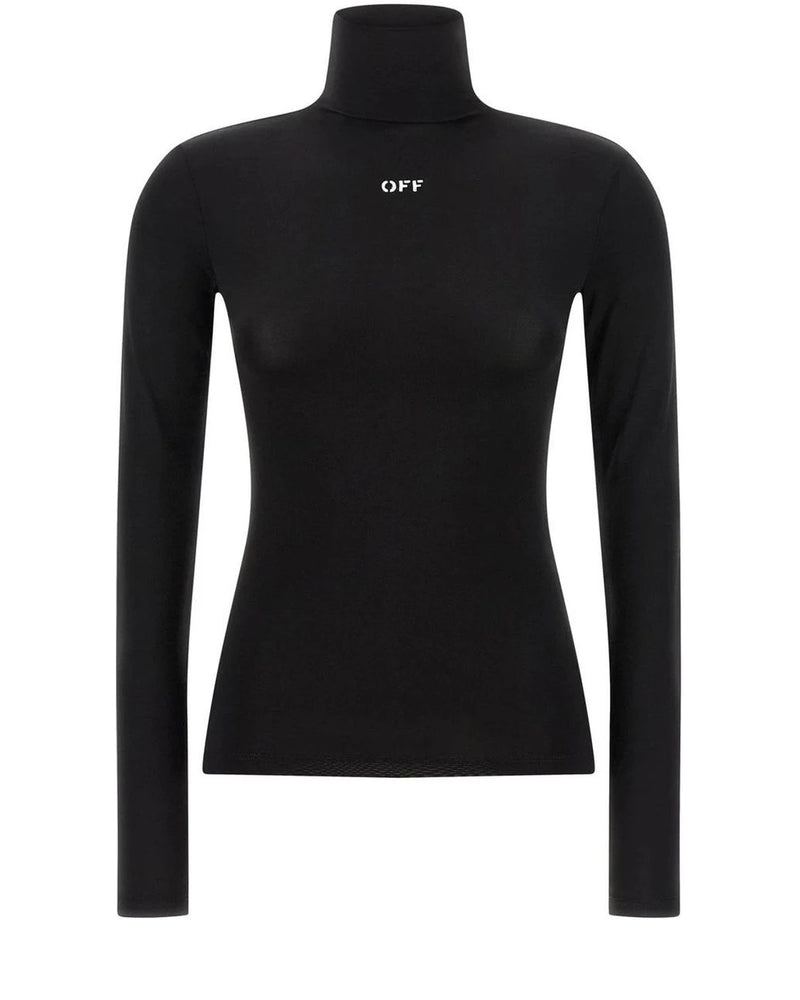 Off-White Cardigan in black, Acetate