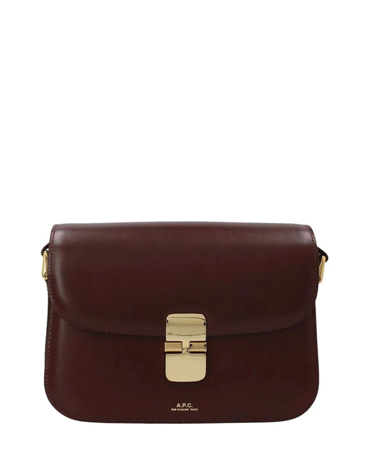 A.P.C. Cross Body Bag in red, Cowhide Leather
