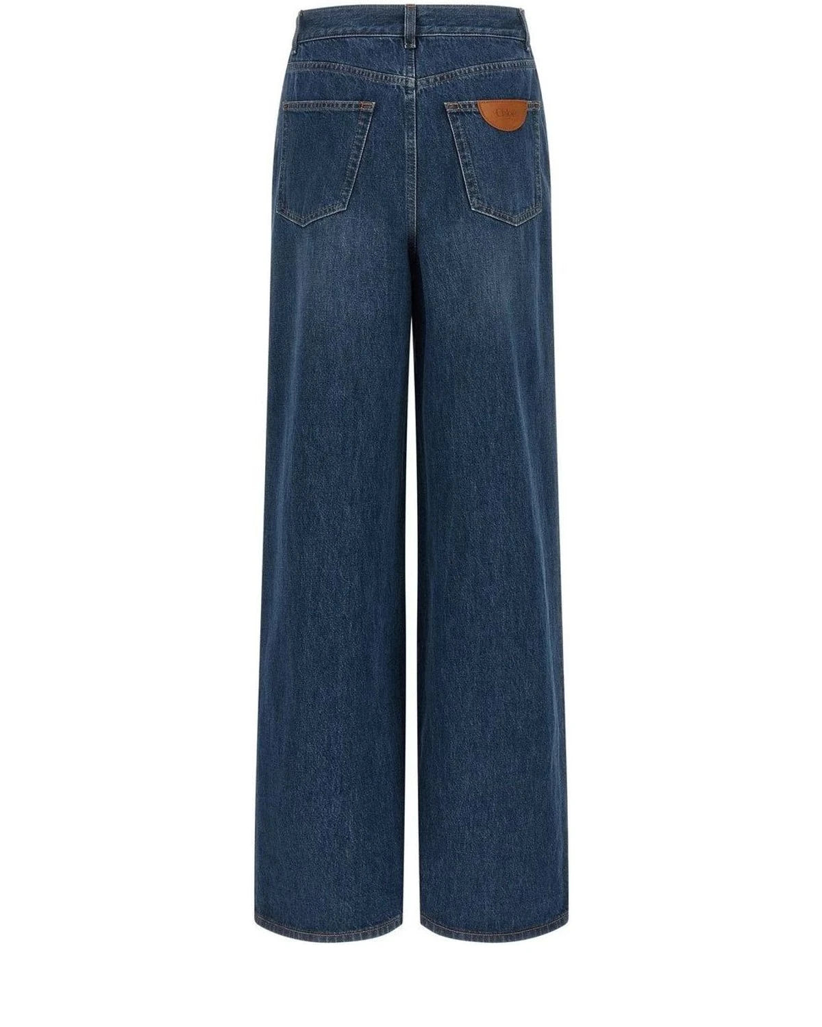 Chloé Jean in blue, Cotton — view 2