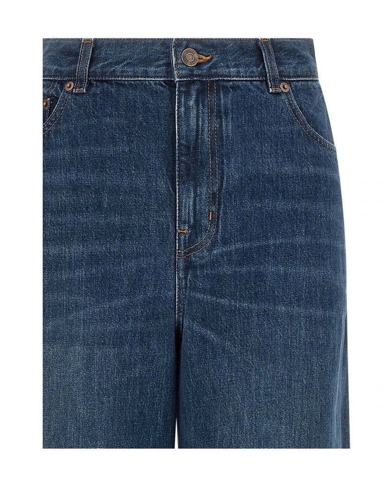 Chloé Jean in blue, Cotton — view 3