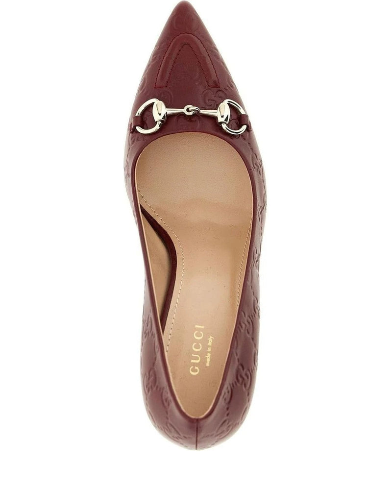 Gucci Pumps in red, Calfskin Leather — view 4