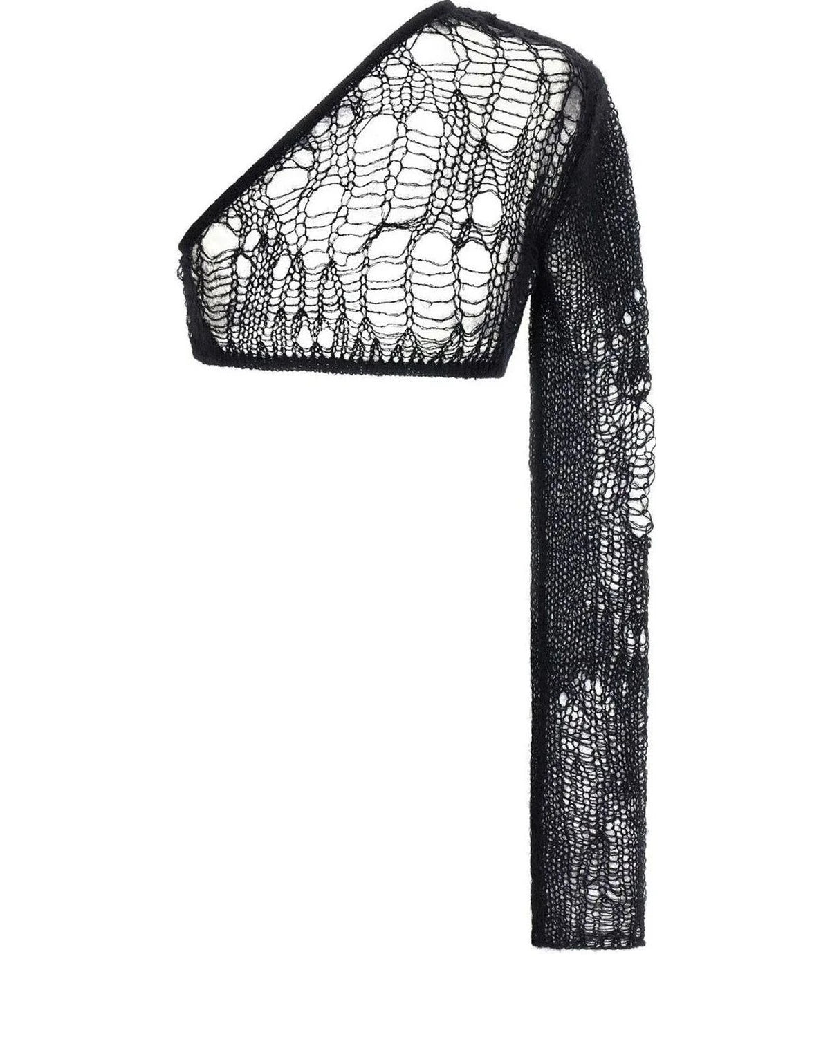 Rick Owens Corset Top in black, Nylon — view 2