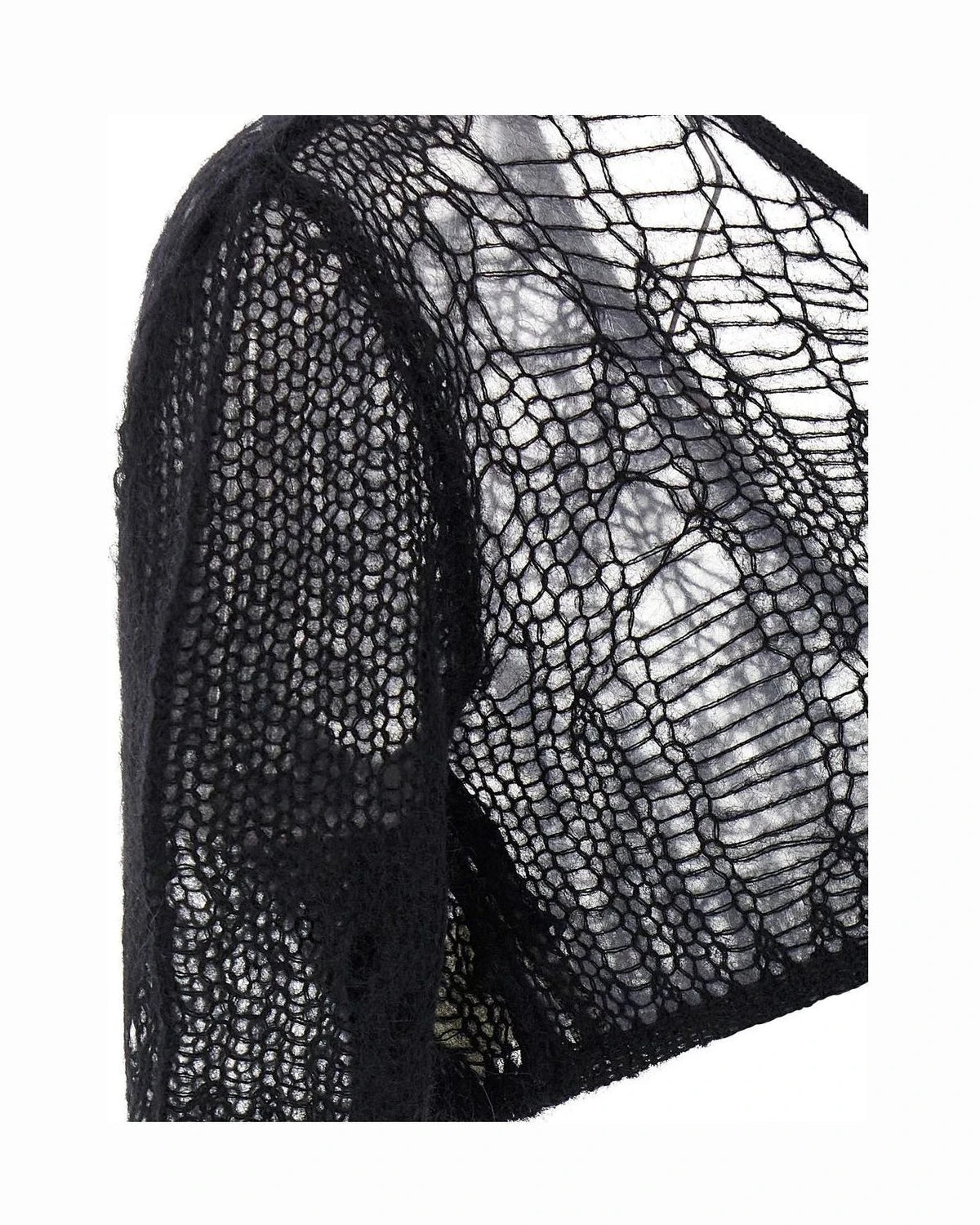 Rick Owens Corset Top in black, Nylon — view 4