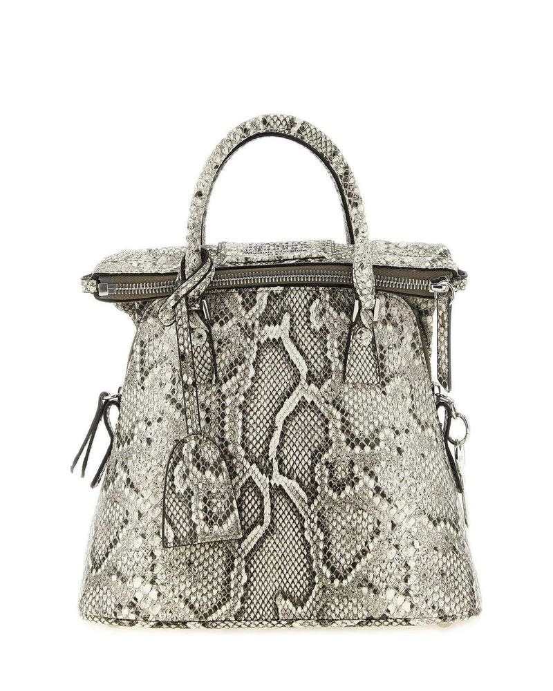 Maison Margiela Satchel Bag in gray, Goat Leather