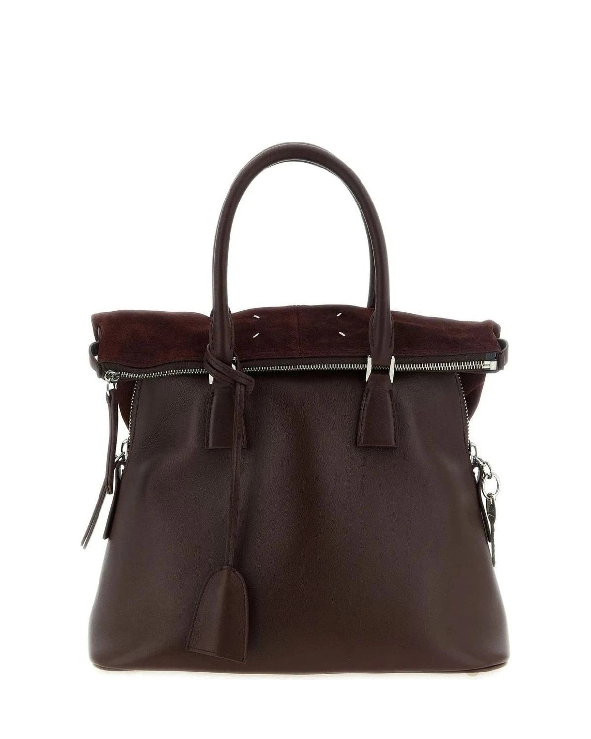 Maison Margiela Satchel Bag in red, Calfskin Leather