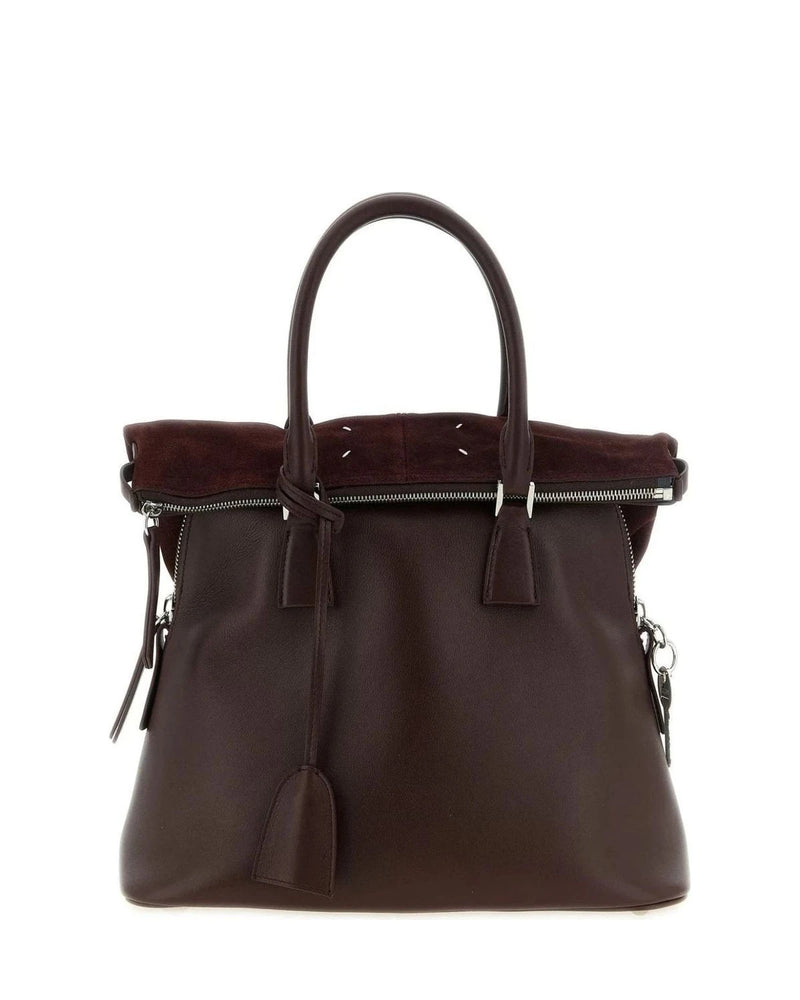 Maison Margiela Satchel Bag in red, Calfskin Leather