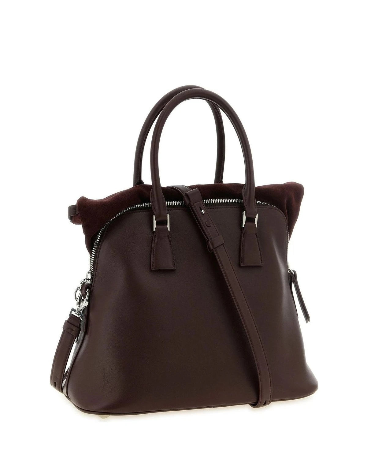 Maison Margiela Satchel Bag in red, Calfskin Leather — view 2