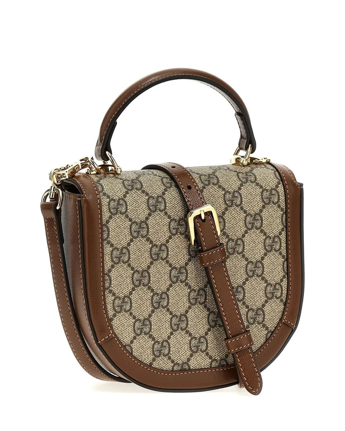 Gucci Satchel Bag in brown, Polyurethane — view 2