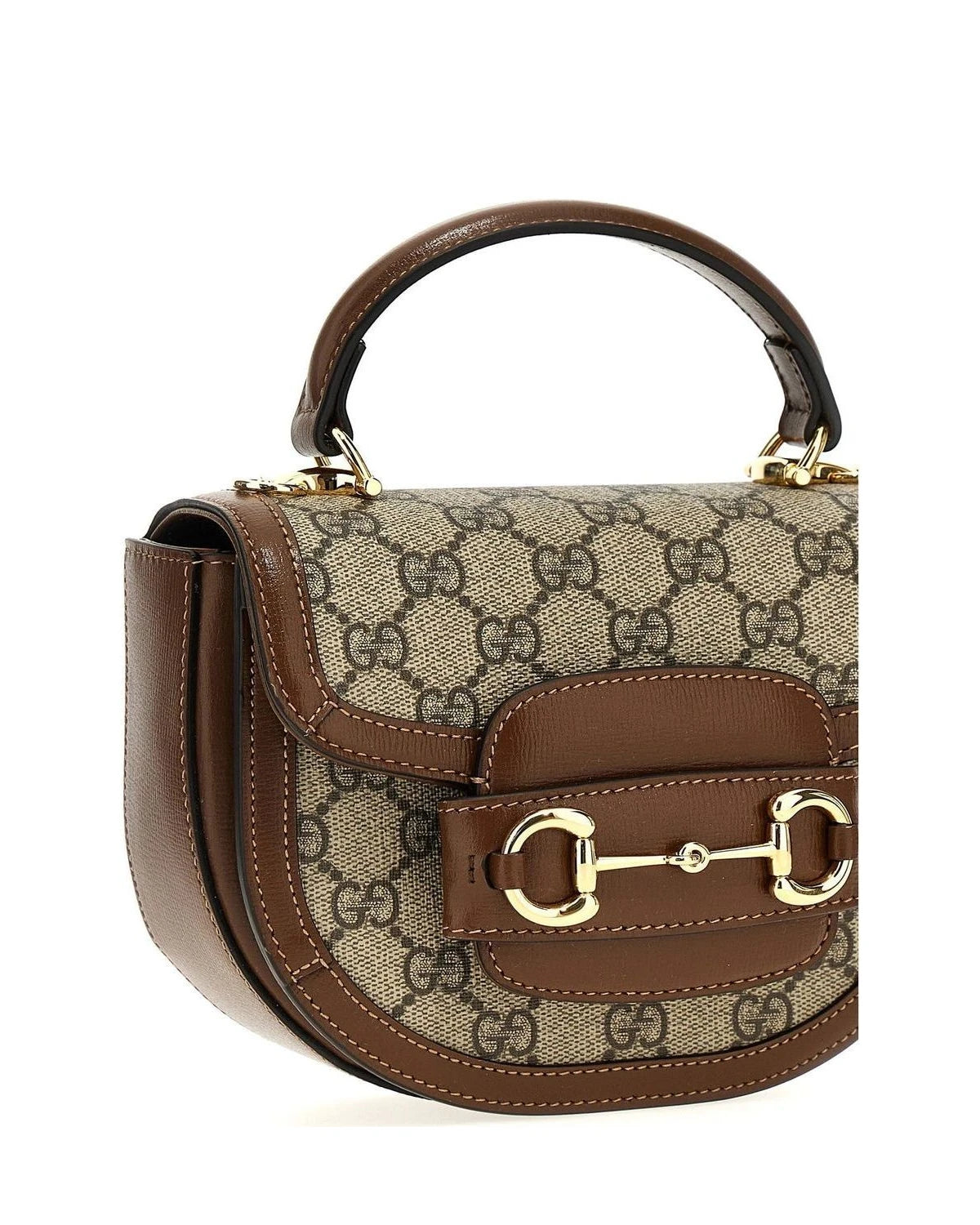Gucci Satchel Bag in brown, Polyurethane — view 3