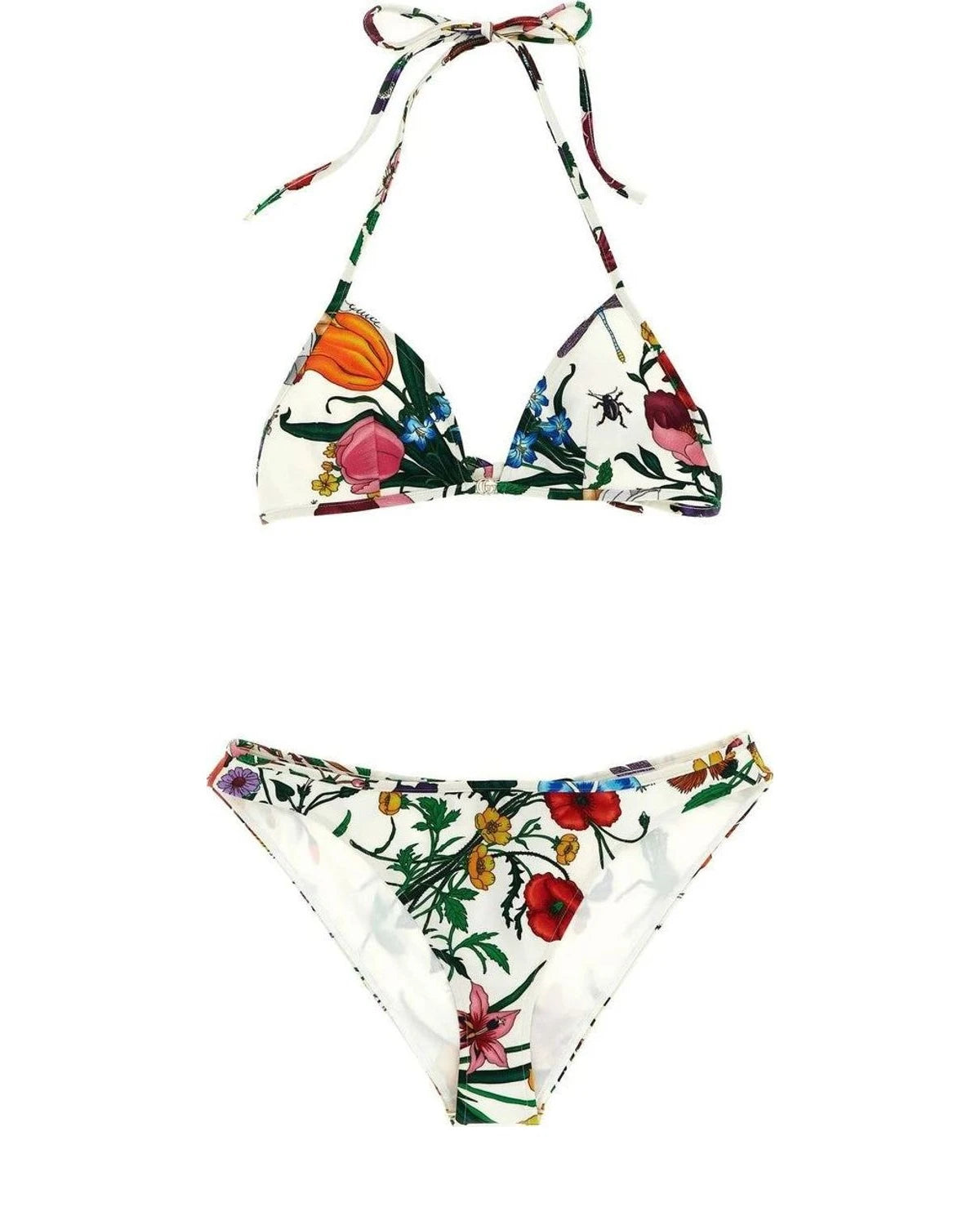 Gucci Classic Bikini in white, Polyamide