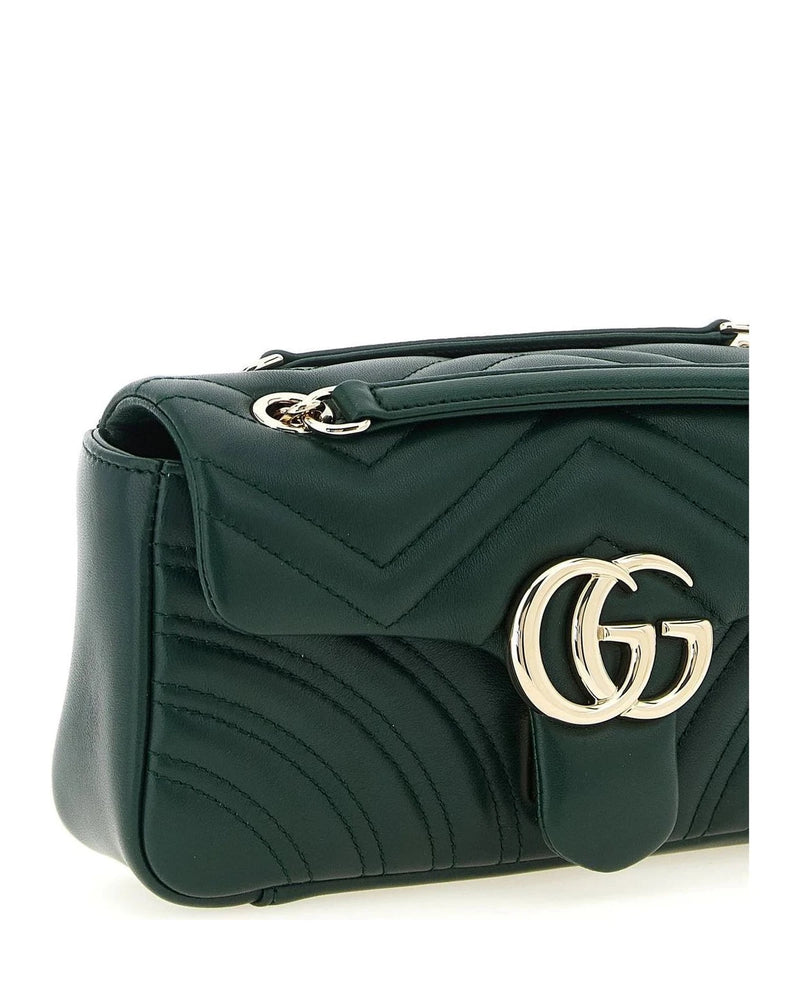 Gucci Cross Body Bag in green, Lamb Leather — view 3